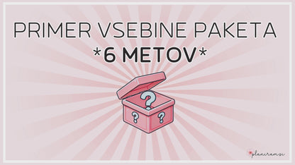 Paket presenečenja - vsebino določi kocka!